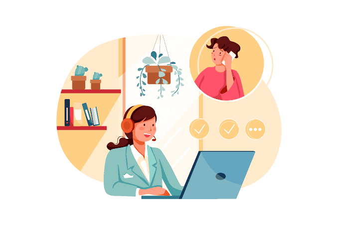 خدمة عملاء وكول سينتر عن بعد